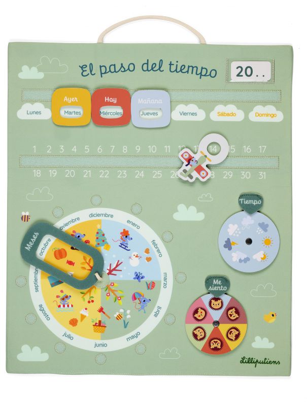 El paso del tiempo. Mi primer calendario