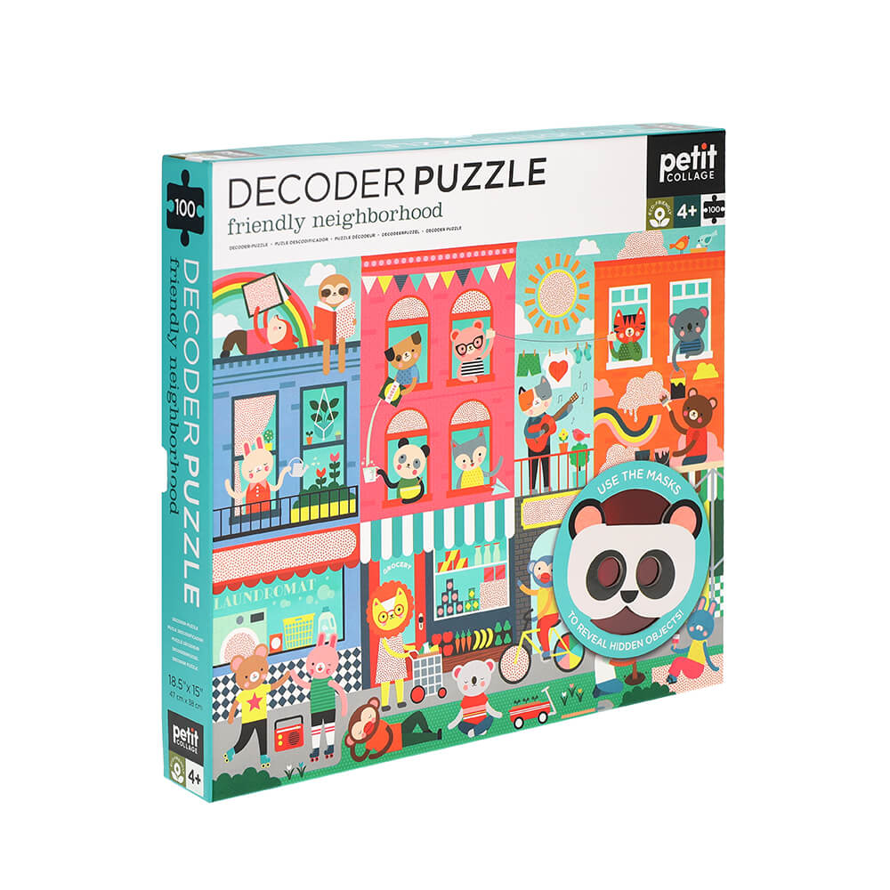 Puzzle descodificador Amigos del barrio