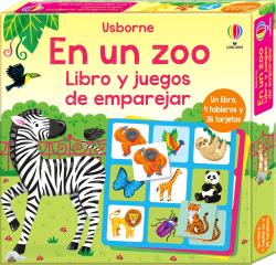En un zoo. Libro y juegos de emparejar