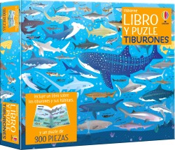 Libro y puzle Tiburones