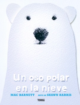 Un oso polar en la nieve