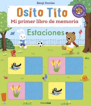 Osito Tito. Mi primer libro de memoria. Estaciones