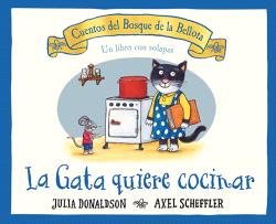 La gata quiere cocinar