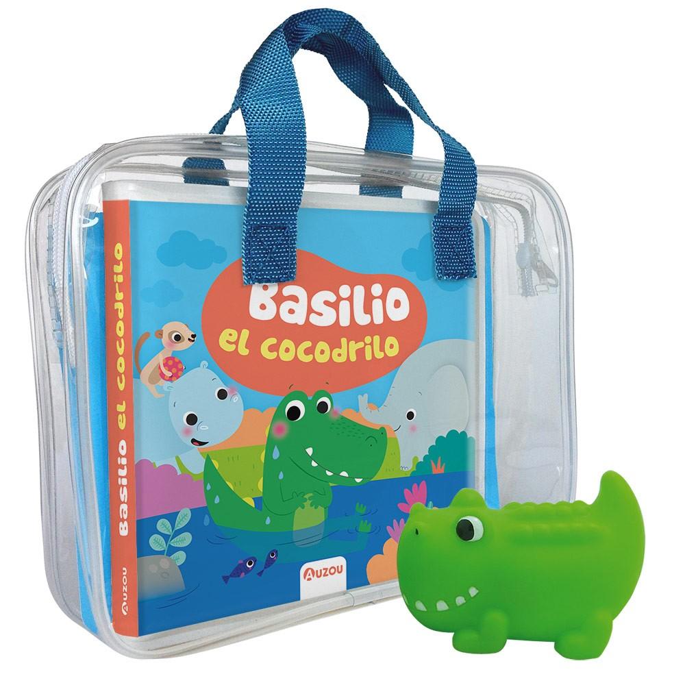 Libro de baño. Basilio el cocodrilo